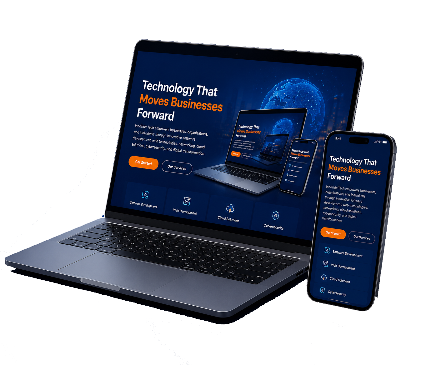 InnoTide Tech Technology Illustration